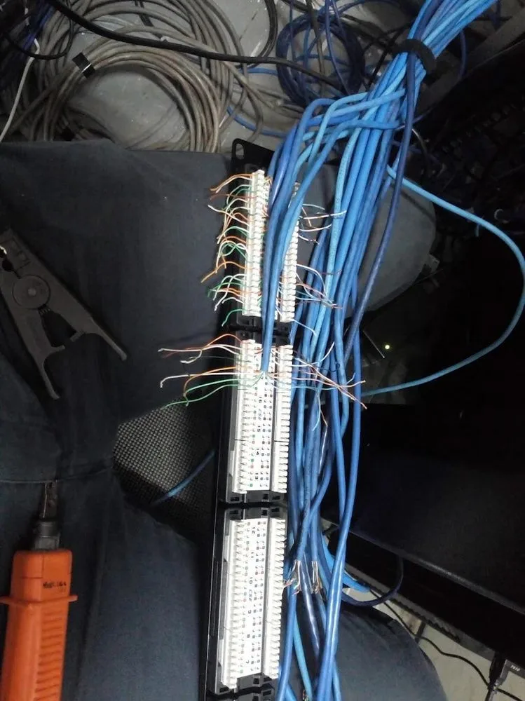 Patch panel de cabeamento estruturado certificado